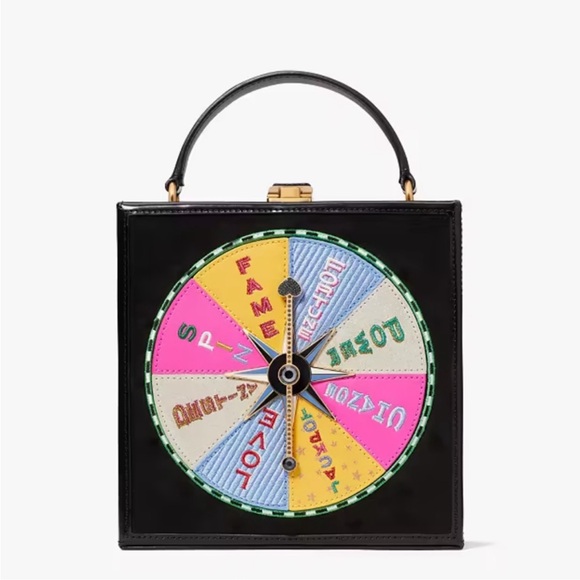 kate spade Handbags - ♠️kate spade Fortune Favors Embellished 3D Top-handle Crossbody Bag, Black NWT